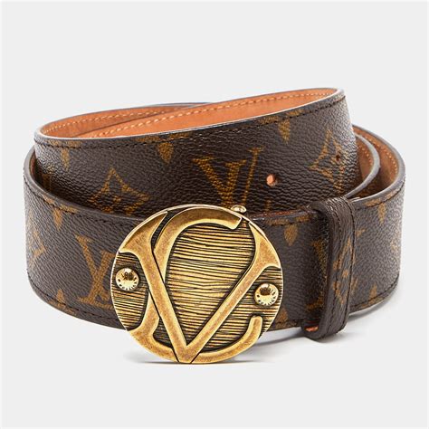 louis vuitton belt buckle fake|louis vuitton brown monogram belt.